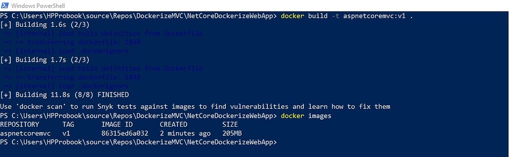 Docker file dosyasından image nasıl oluşturulur?