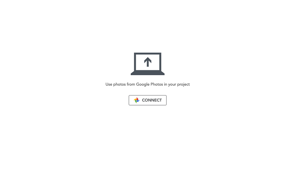 Connect Google Photos + Shutterfly