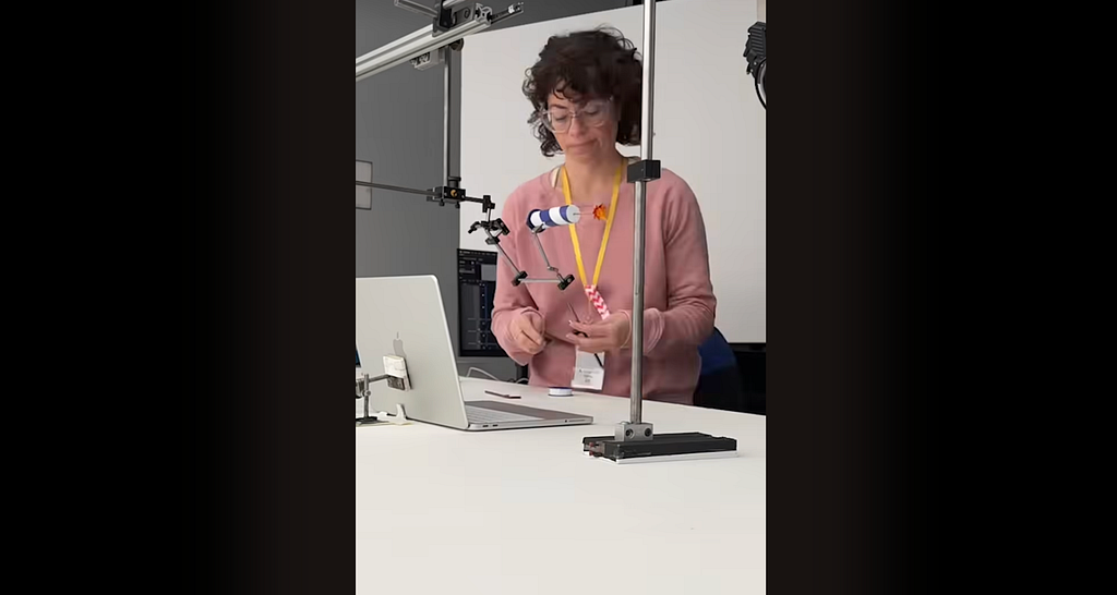 Showing the process of stop-motion commercial created for the Macbook Neo