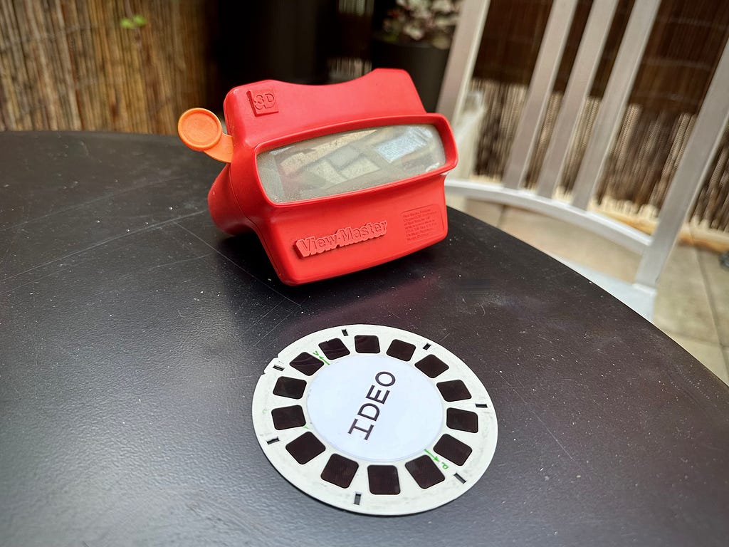 photo of reel and viewmaster