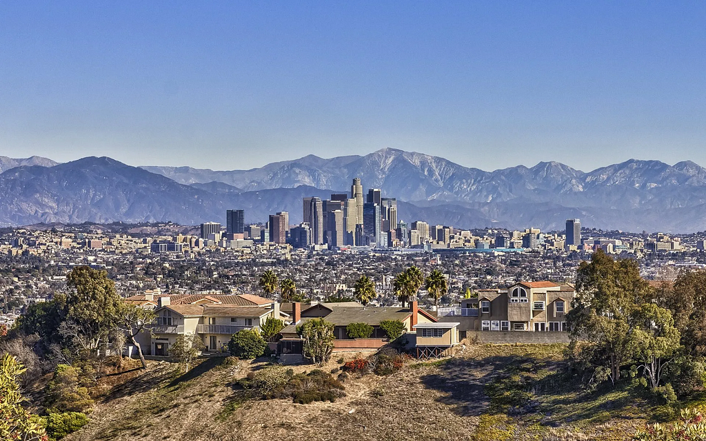 Kenneth Hahn Park Viewpoint of Los Angeles-Photo by Sam Gao