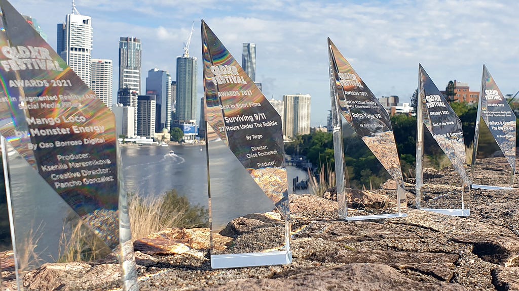 Qld XR Festival Awards 2021 Trophies