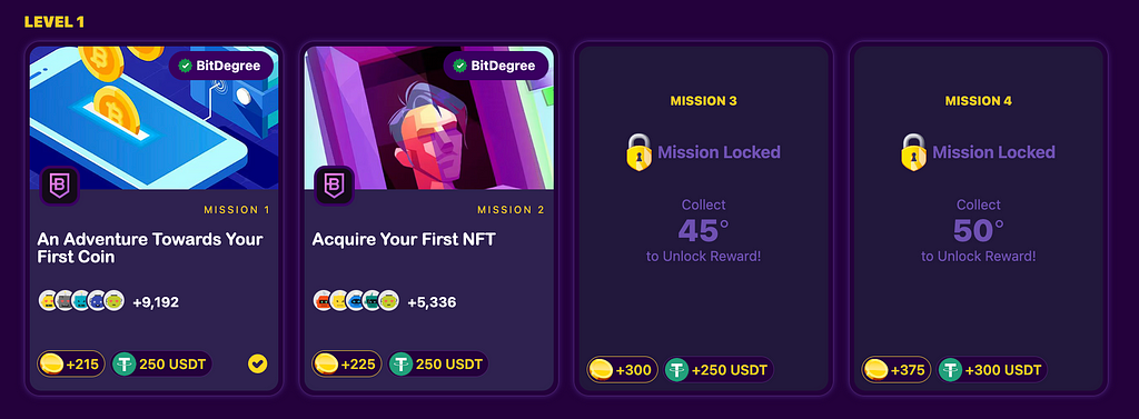 Gamification The Key to Successful Web3 Education: the BitDegree Web3 Missions.
