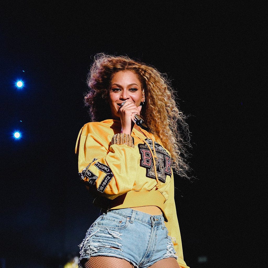 Cantora Beyoncé Giselle Knowles no dia do primeiro show Homecoming, em Los Angeles.