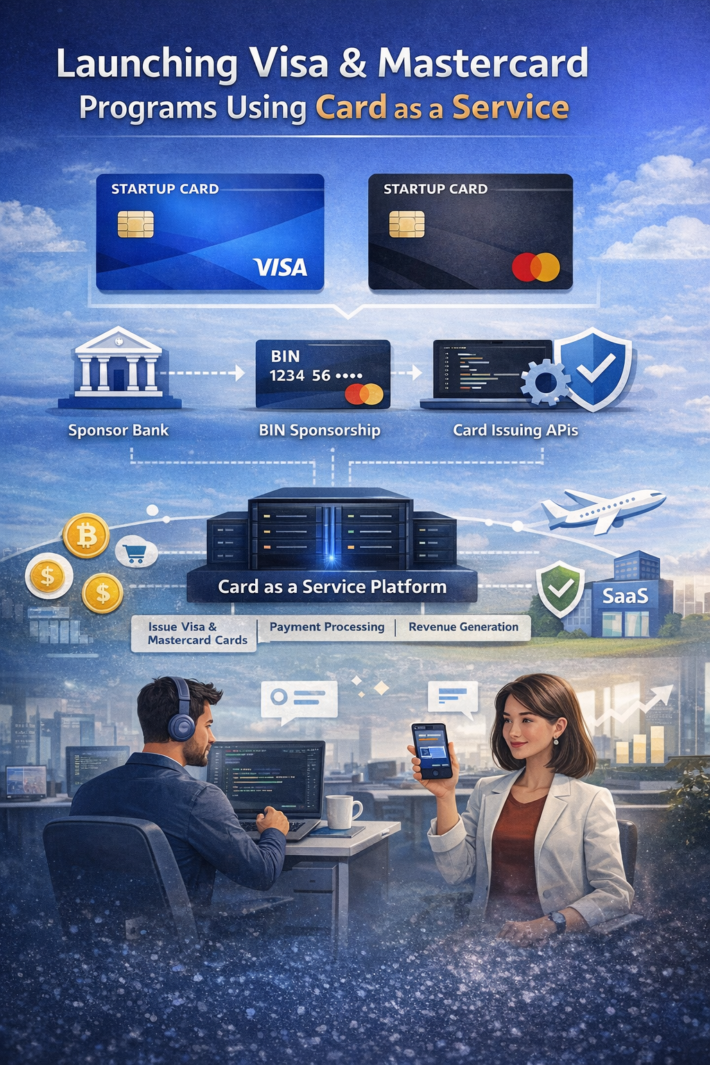 How Startups Can Launch Visa or Mastercard Programs Using Card as a Service