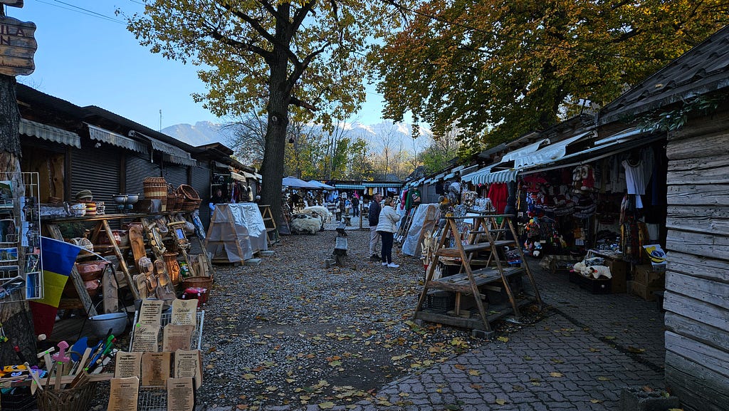 Market near Bran Castle