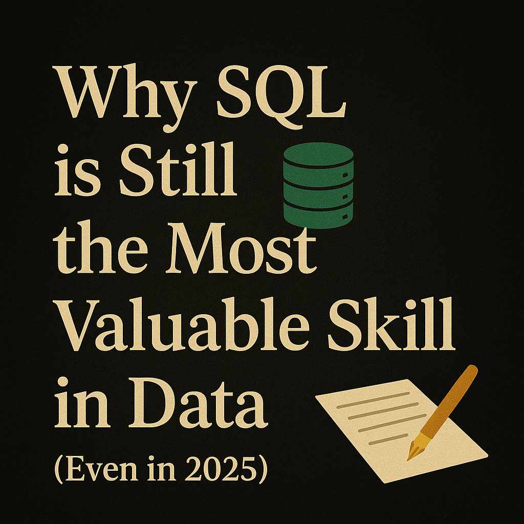 Why SQL is Still the Most Valuable Skill in Data (Even in 2025)