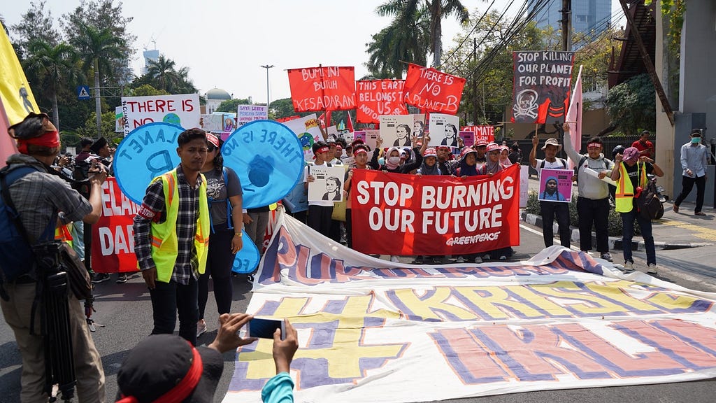 Climate Strike in Jakarta, 2019. Credit: © Tria Hardiyanti / Greenpeace