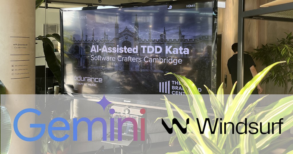 Google Gemini & Windsurf in the Dojo at Cambridge Software Crafters