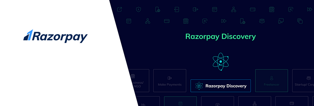 UI and Branding elements for Razorpay Discovery