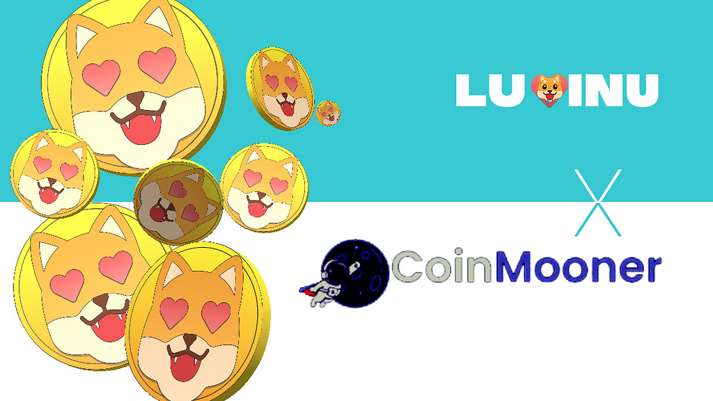 This graphic represents the Luvinu is finally listed on the coinmooner