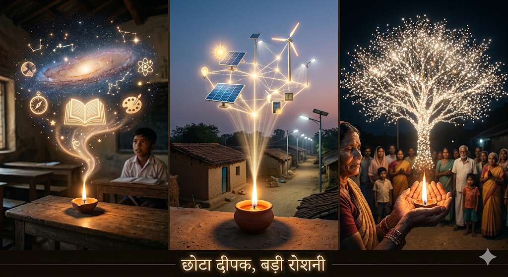 छोटा दीपक, बड़ी रोशनी