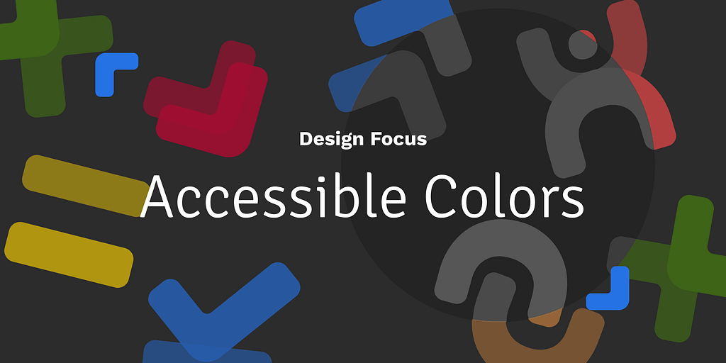 Colorful Coforma icons with a focal circle showing how colors can look different with a color deficiency.