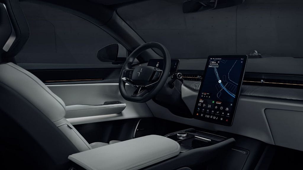 Interior of 2024 Polestar 3