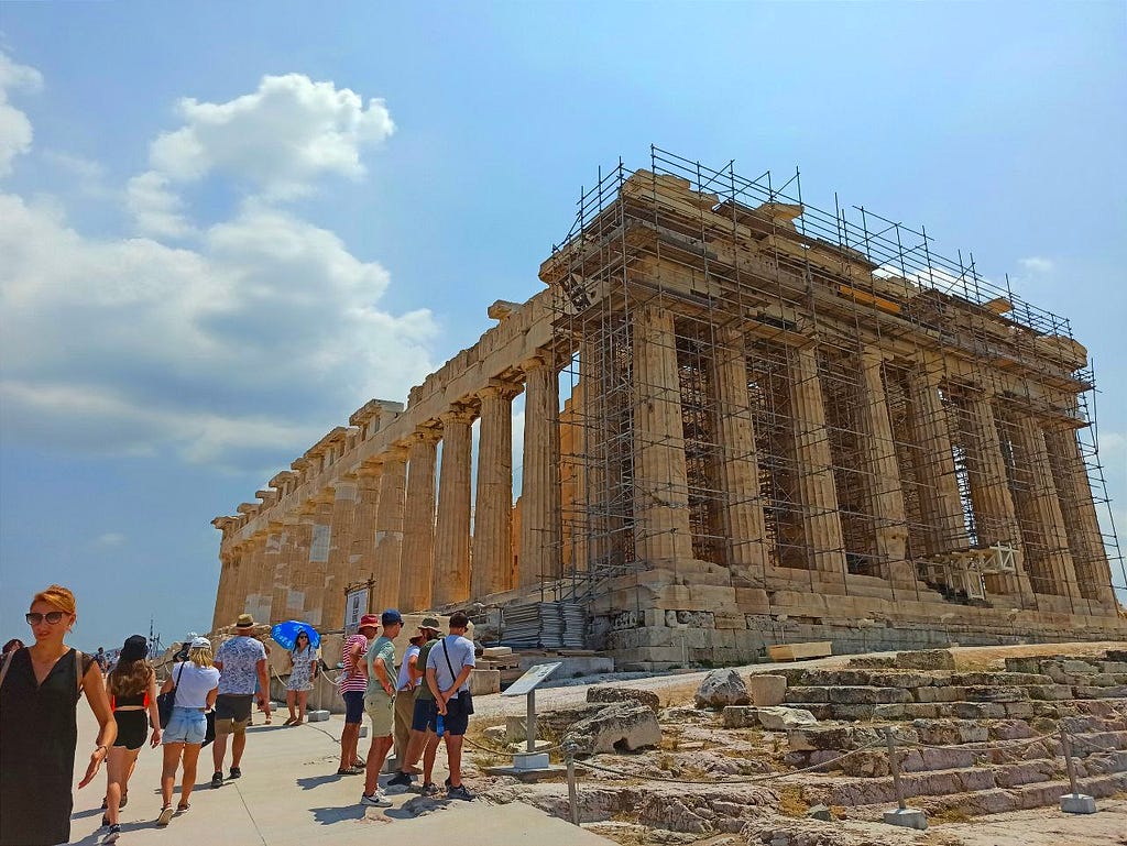 Photo by author. The Parthenon