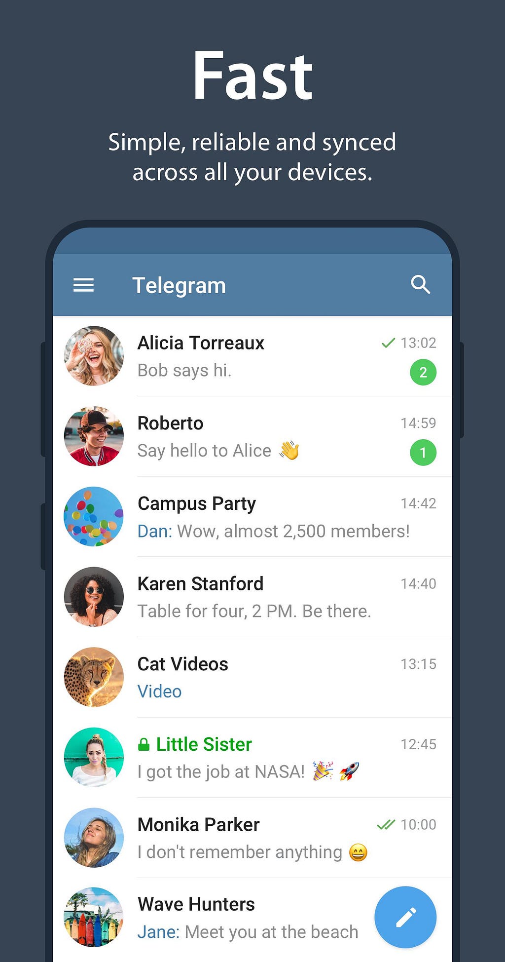 Telegram as Alternative to WhatsApp