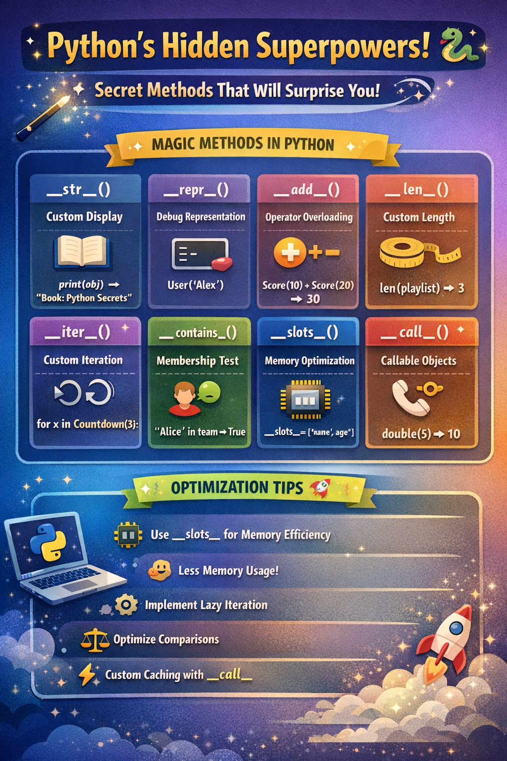Python’s Hidden Superpowers: Secret Methods That Will Surprise You!