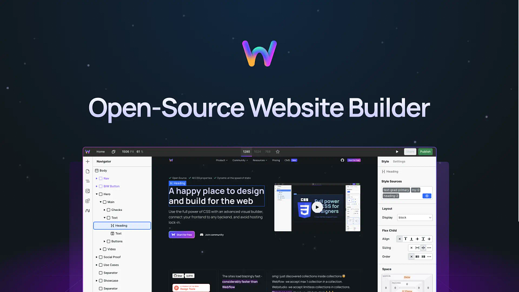 Open Source Website Builder | Kuldeepsinh Jadeja