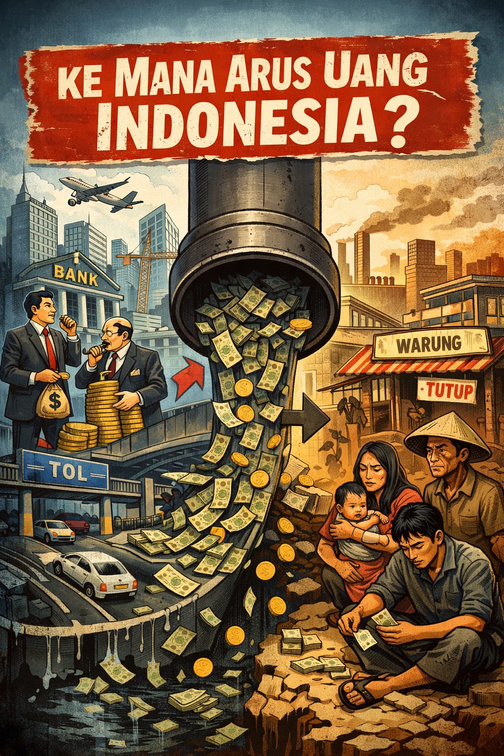 Ke Mana Arus Uang Indonesia?