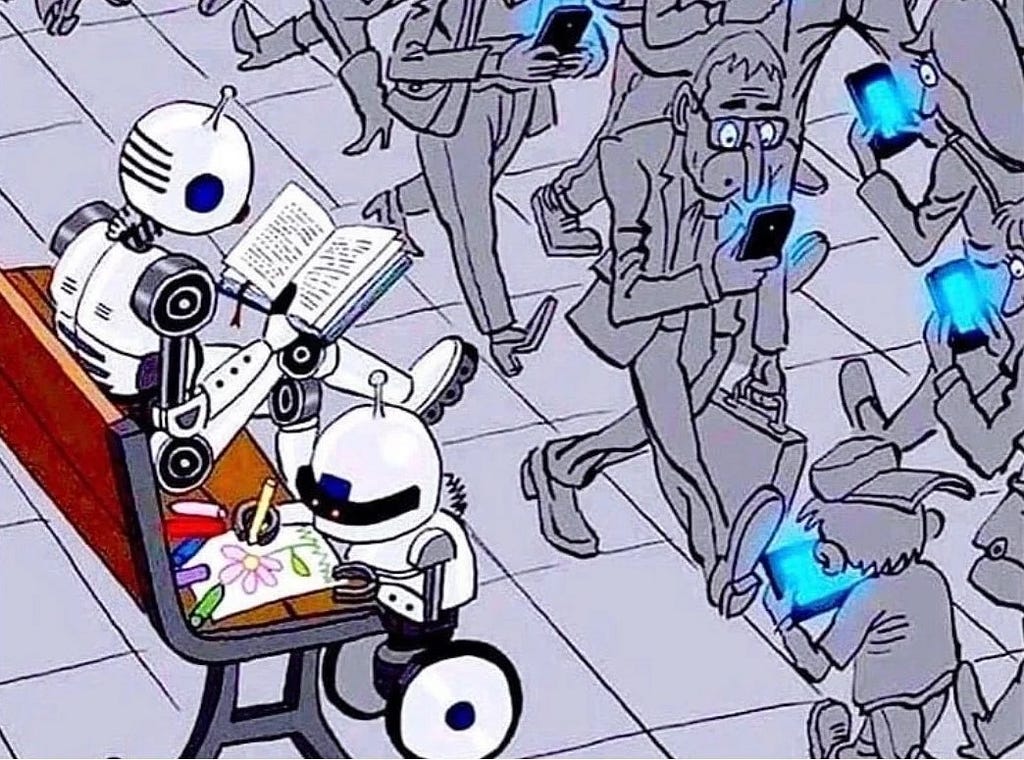 https://www.reddit.com/r/PhonesAreBad/comments/dhgn7t/only_robots_read_and_draw_only_humans_use_phones/?rdt=35821