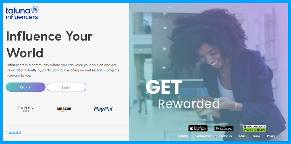 Toluna: Get rewarded instantly for your opinion
