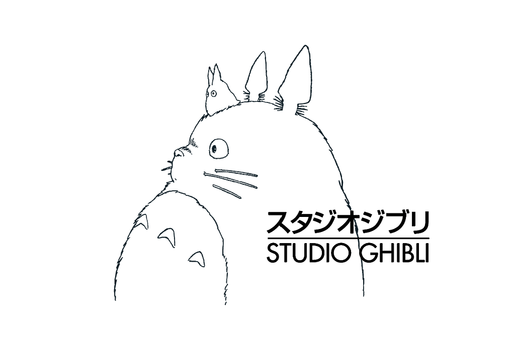 Studio Ghibli logo featuring their popular character Totoro