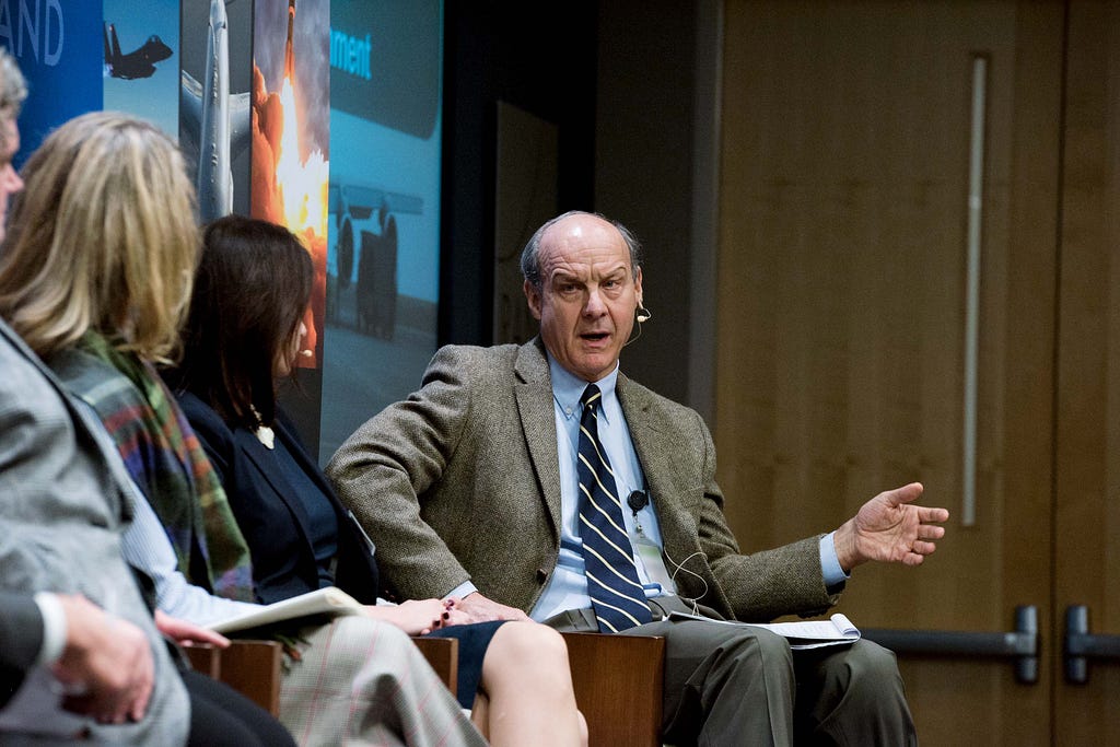 David Ochmanek at the West Coast Aerospace Forum, December 2019. Photo by Diane Baldwin/RAND