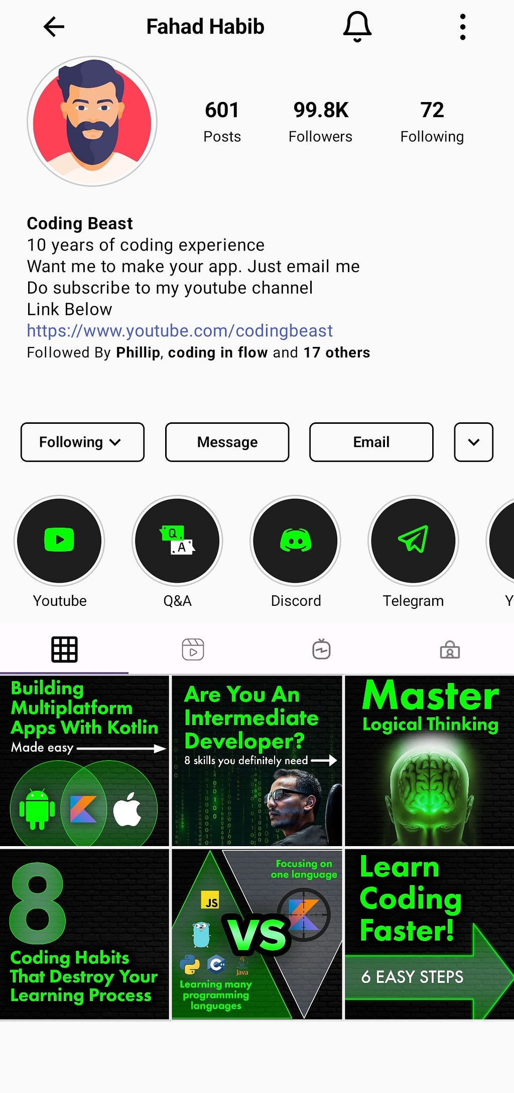 Create Instagram UI With Jetpack Compose