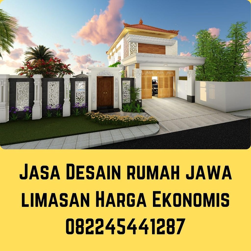 desain rumah limasan jawa minimalis