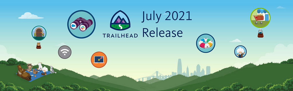 Salesforce trailhead badge release July