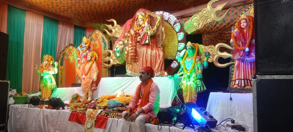 Jagran Party — pandal