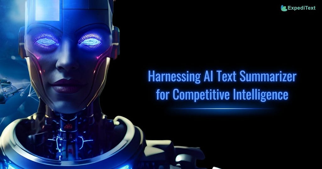 Graphic Saying: Harnessing AI Text Summarizer for Competitive Intelligence