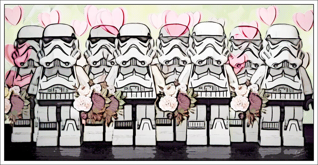 Storm troopers in love