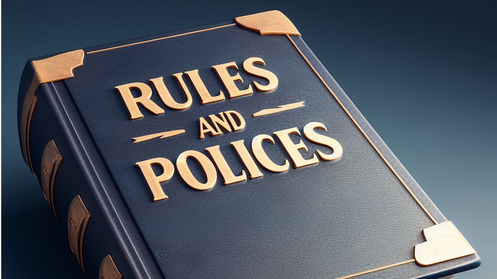 Large rule and policy book