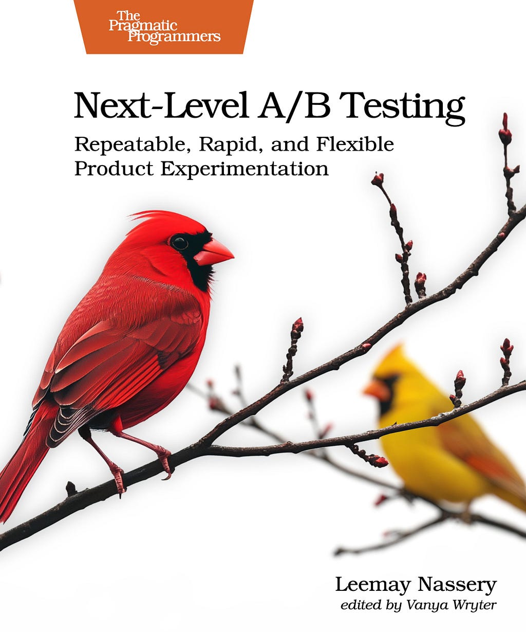 Cover featuring a red bird and a yellow bird