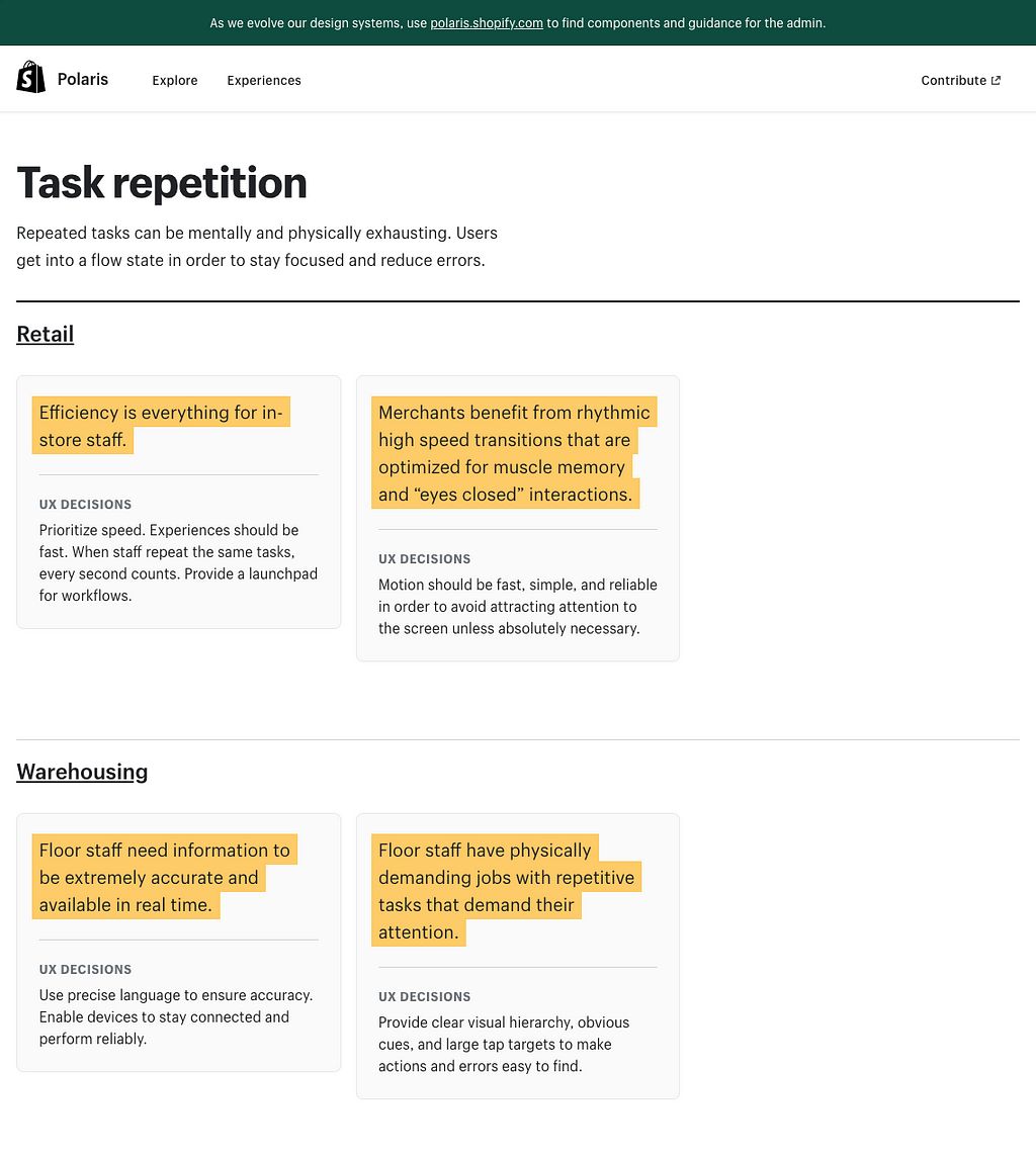 A screenshot of a website showing insight cards for factors.