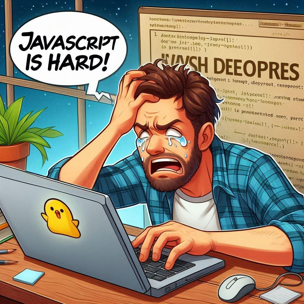 Javascript is HARD (with ES6 madness)