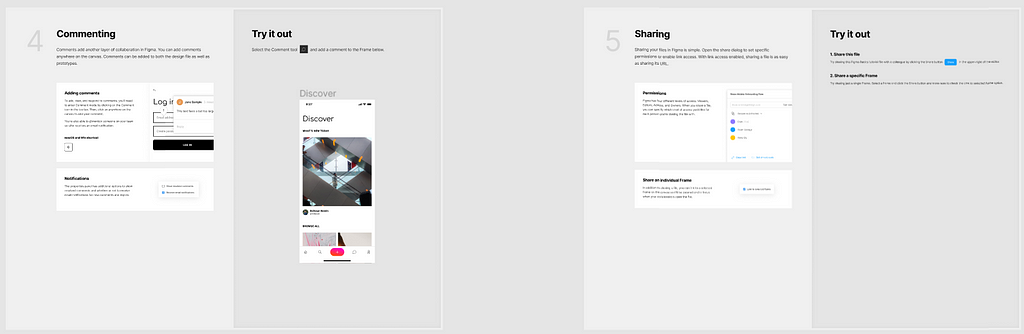 A screenshot of Comment & Share Figma tutorial