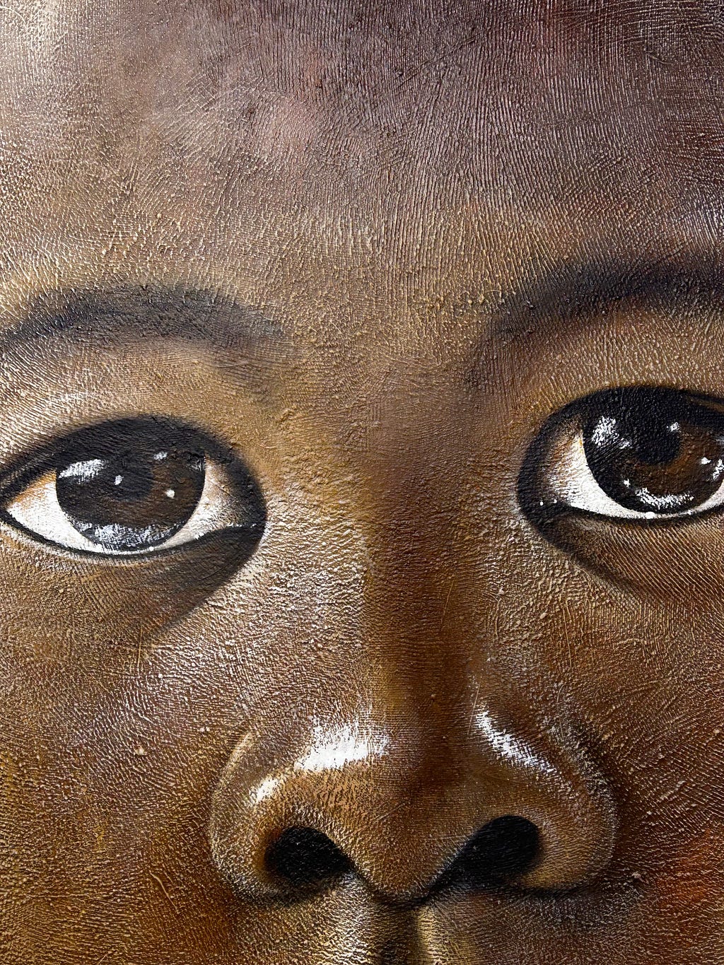 “Mthokozisi” by Velaphi Mzimba (2017), Acrylic on canvas