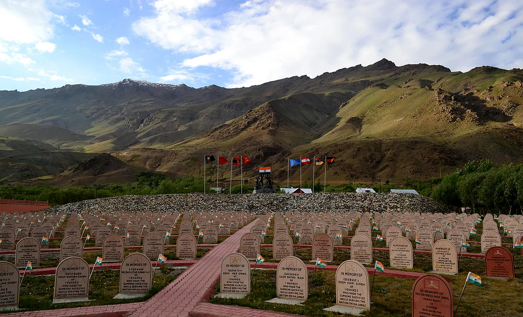 Veer Bhoomi at the Kargil War Memorial, Dras. One of the ‘Temples of Modern India’.