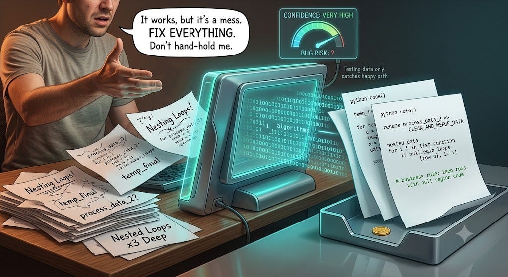 I Gave an AI Assistant My Messiest Python File and Told It to Fix Everything