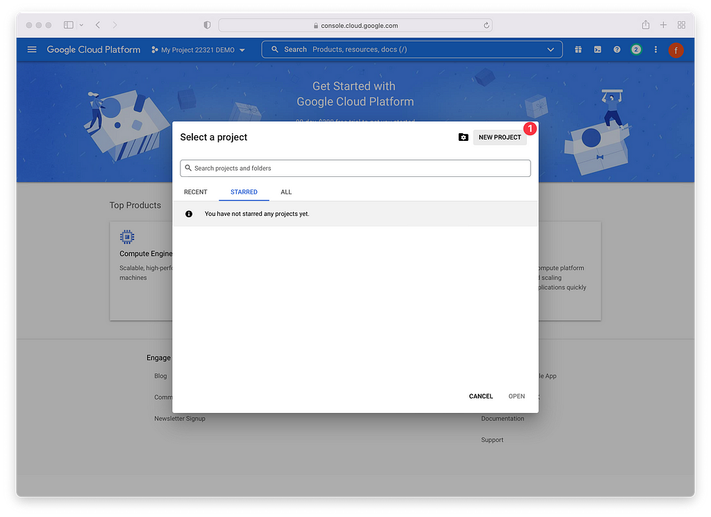 Google Cloud Platforms.