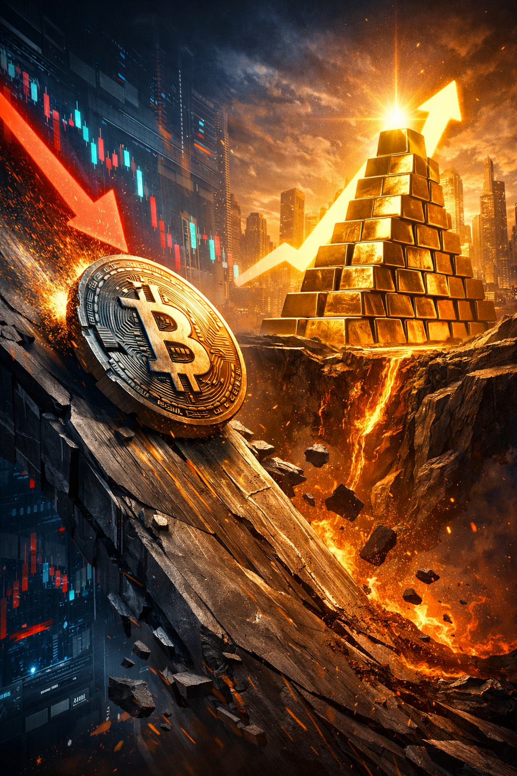 Bitcoin Is Losing Ground to Gold, and the Pattern Looks Familiar | April 3, 2026
