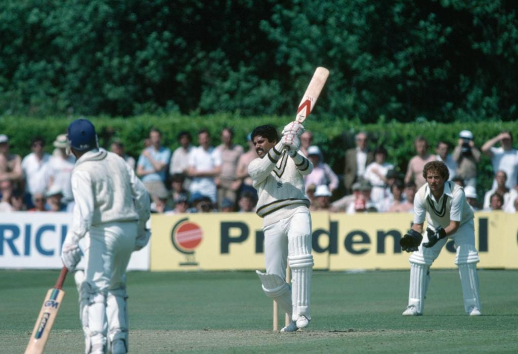 Kapil Dev on his way to the legendary 175