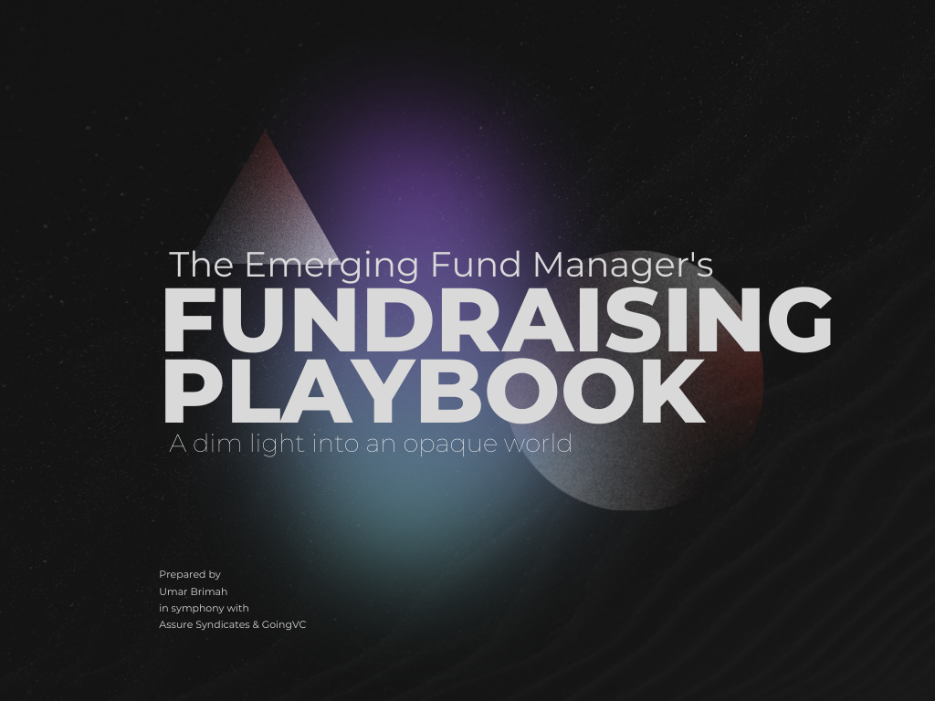 Graphic of the the Emerging Managers Fundraising Playbook