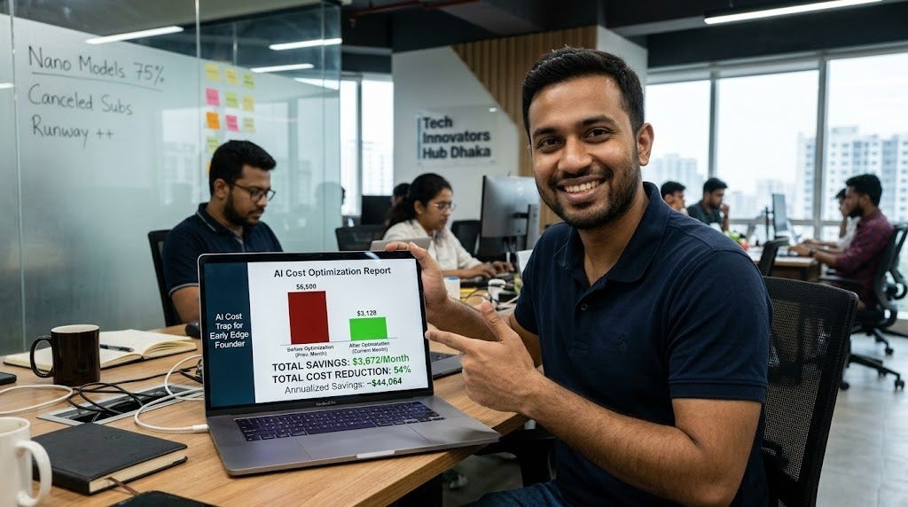 Case Study: How Alex Cut His Startup AI Costs by 43 Percent?