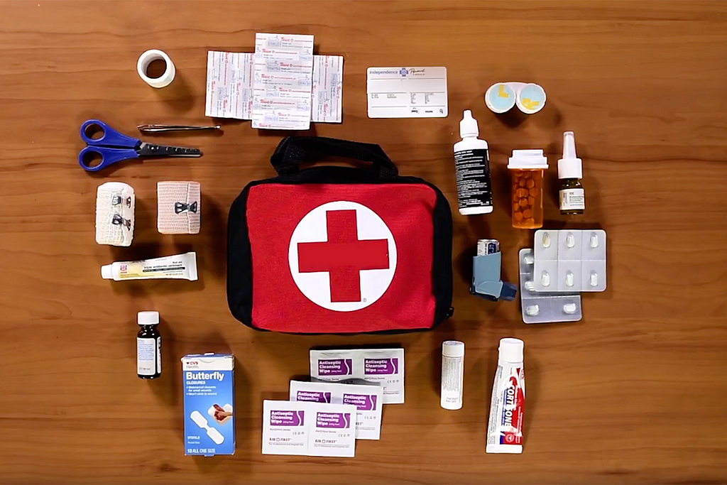 First-Aid Kit to bring for a trip