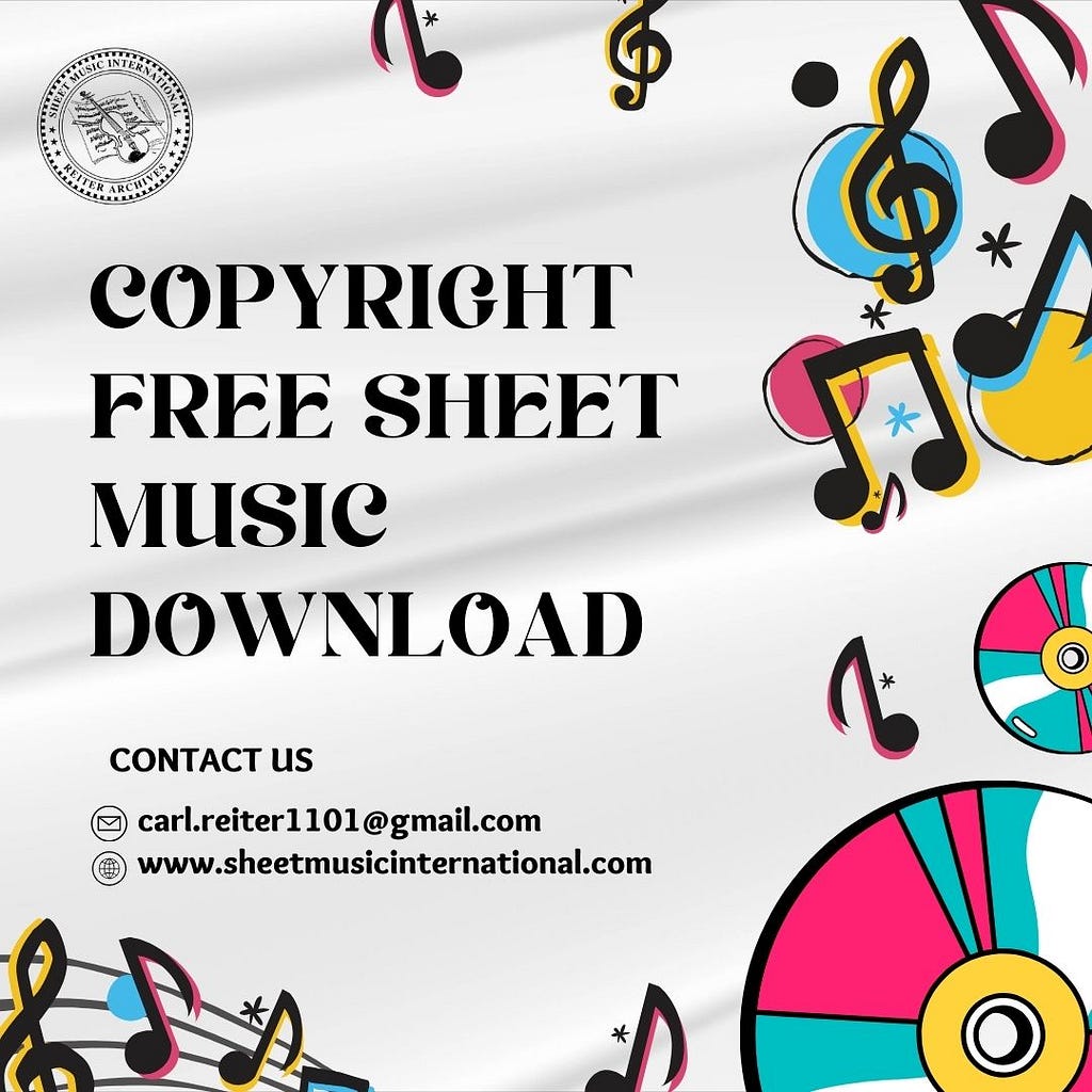 Copyright free sheet music download