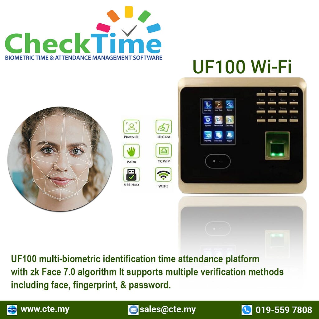 This is Fingerprint Time Attendance System UF-100, Biometric Time Attedance System.