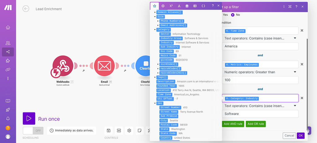 Filtering for High Priority leads